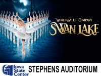 World Ballet Company's Swan Lake. Stephens Auditorium in Ames. Call 515-294-2479 to reserve your headset.